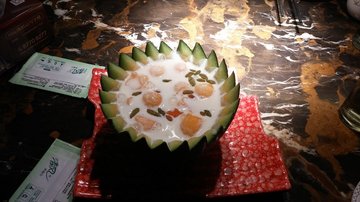 酸奶哈密瓜