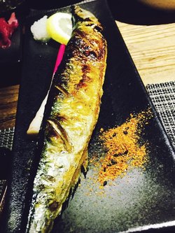 烤秋刀鱼