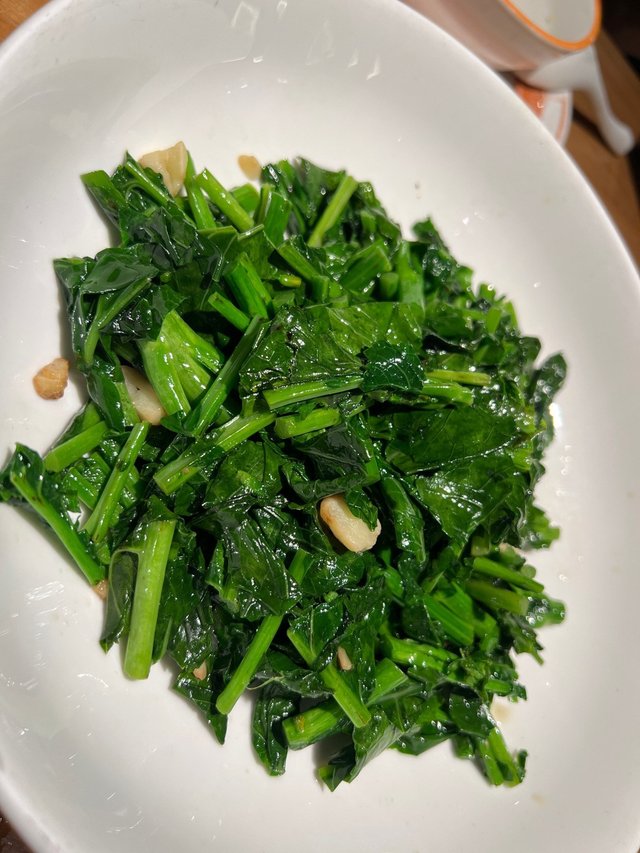 蒜蓉炒板南根菜