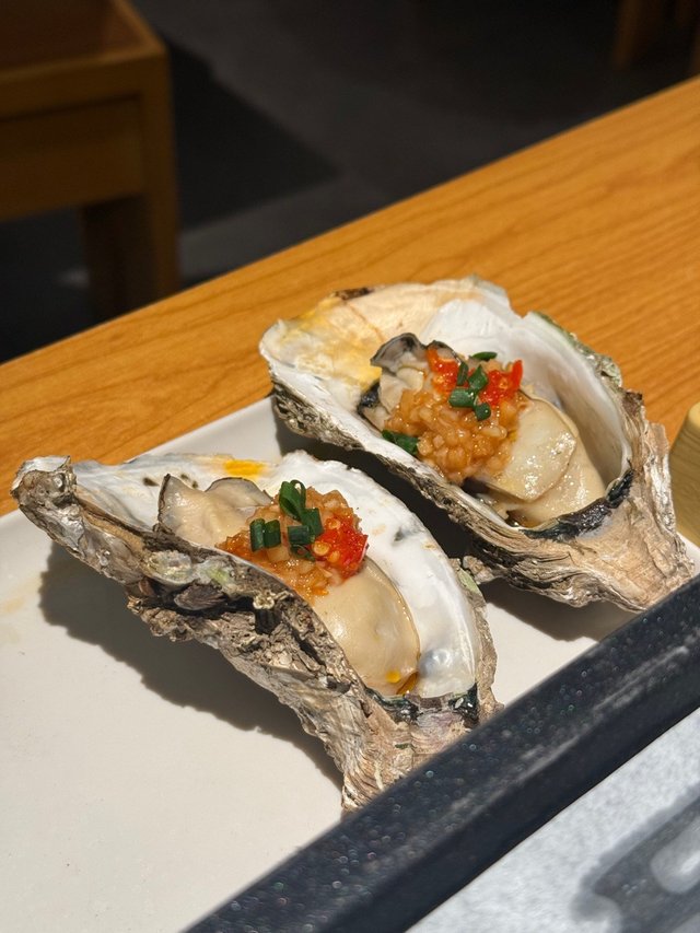 烤蒜蓉生蠔
